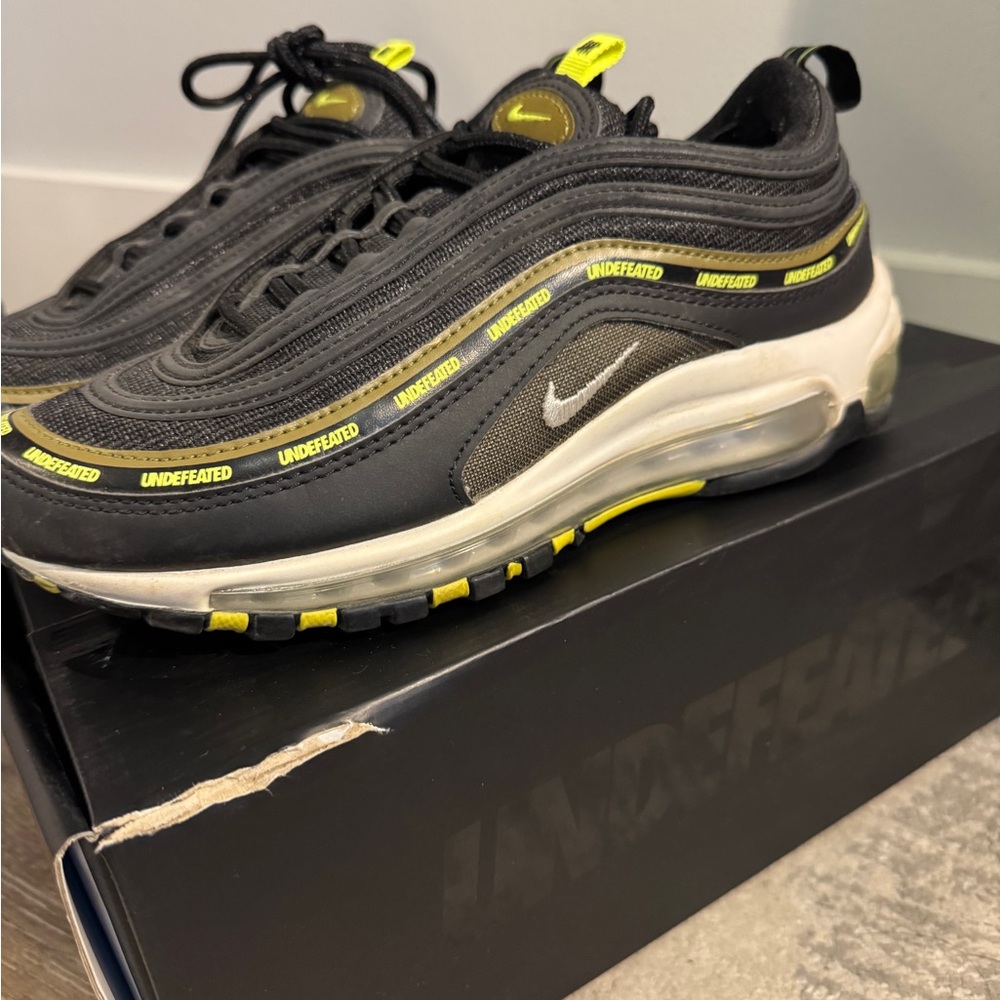 Nike x Undefeated Air Max 97 Black with Yellow Accents